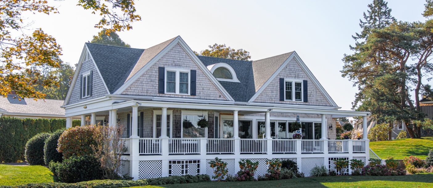 Wraparound porch