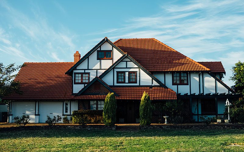 Tudor Revival gables